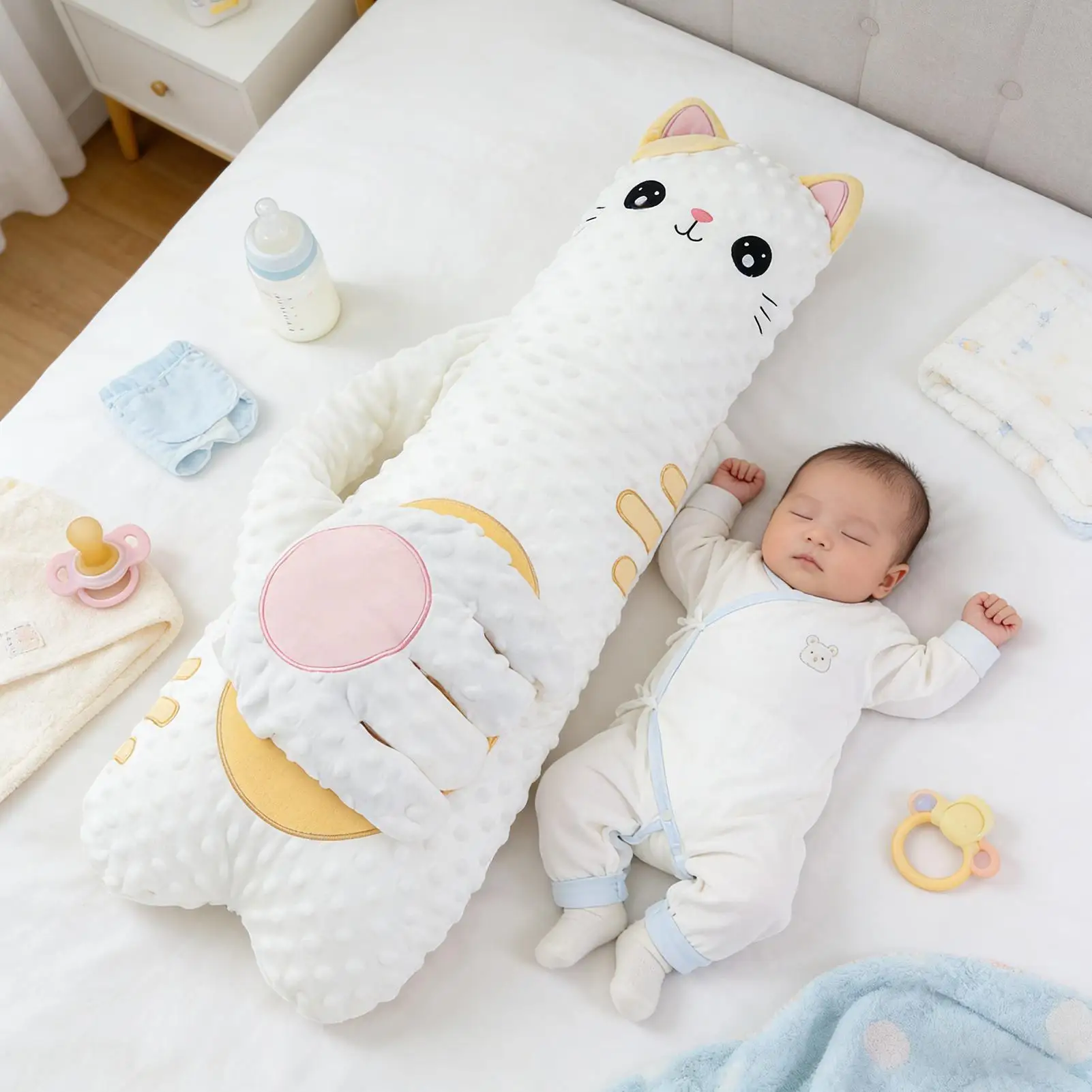 Electric Patting Soother Pillow Remote Control Hugging Plush Toy Kids Calmings Sleep Aid For Travel Bed Crib Sofa Home Outings