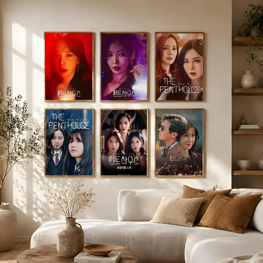 TV The Penthouse Poster Self-Adhesive HD Mural Wall Decals, Living Room Bedroom Home Decor Gift