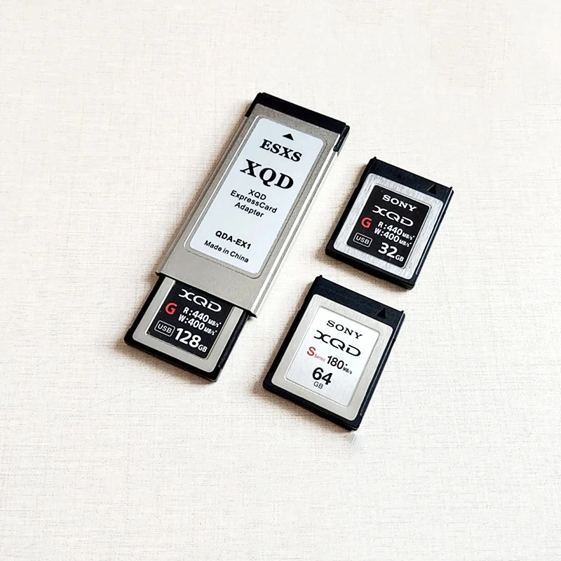 Original XQD Card adapter QDA-EX1 4K Card Adapter XQD to ESXS Card Holder For SONY Z280 EX280 X280 4K Memory Card Cameras