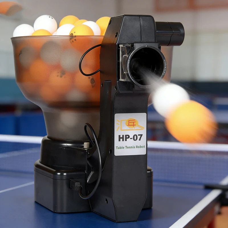 Portable Table Tennis Ball Serving Machine Automatic Home Professional Multi Rotating Adjustable