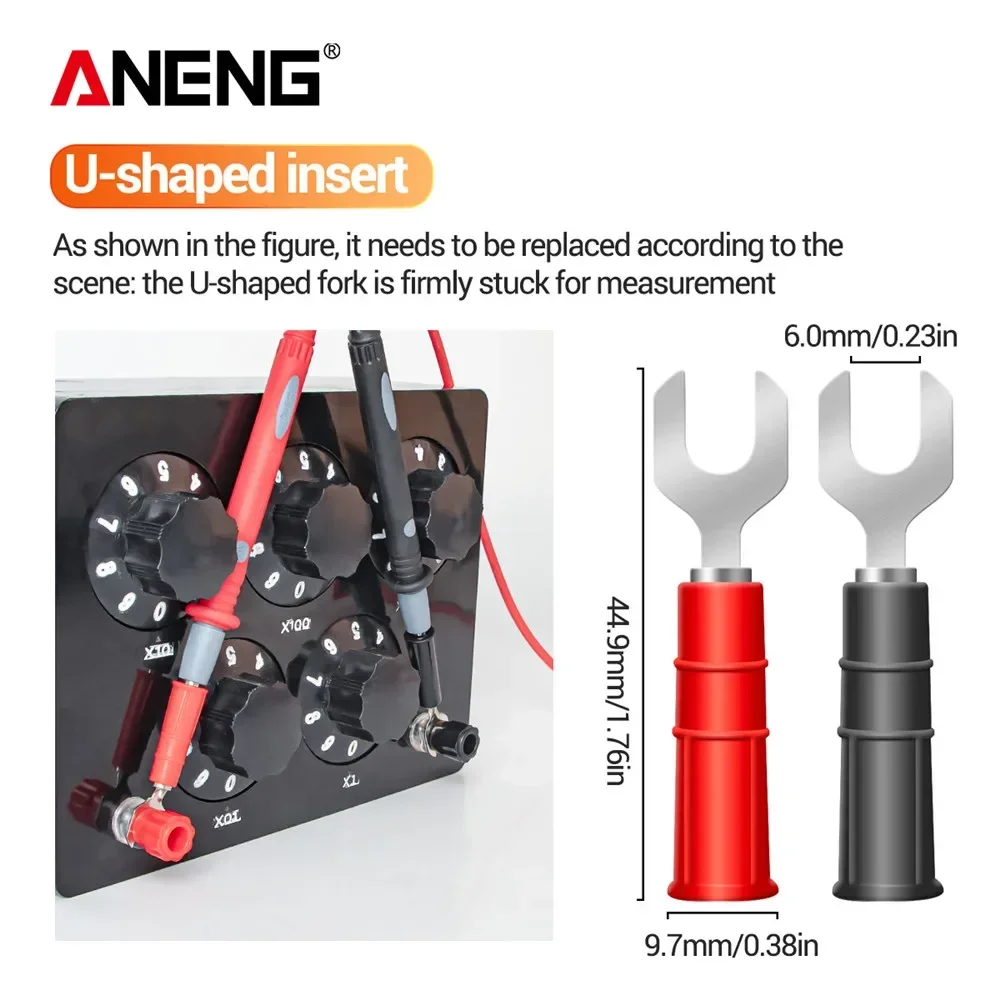 ANENG PT1028 1000V 22In 1 Combination Alligator clip  Multimeter Silicone Universal  Multi-function leads Test Cable Meter Test