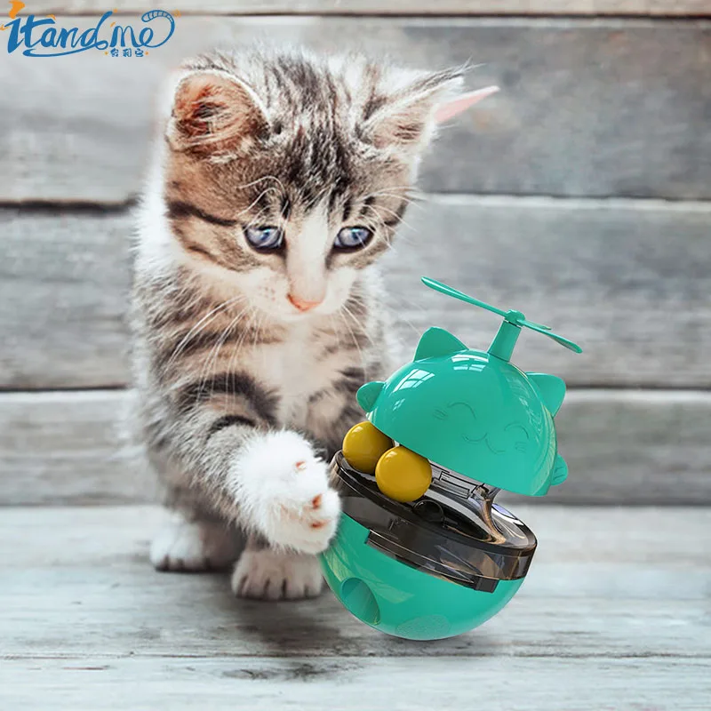 

The new cat toy is suitable for cat-raising families, teasing cat leaking feeder, pet boredom artifact, tumbler design