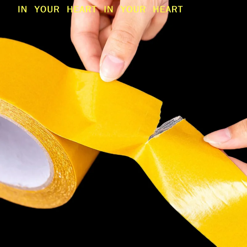 【X】High Viscosity Carpet Adhesive Tape 5M/10M Strong Fixation Double Sided Tape Base Tape Translucent Mesh Waterproof Traceless