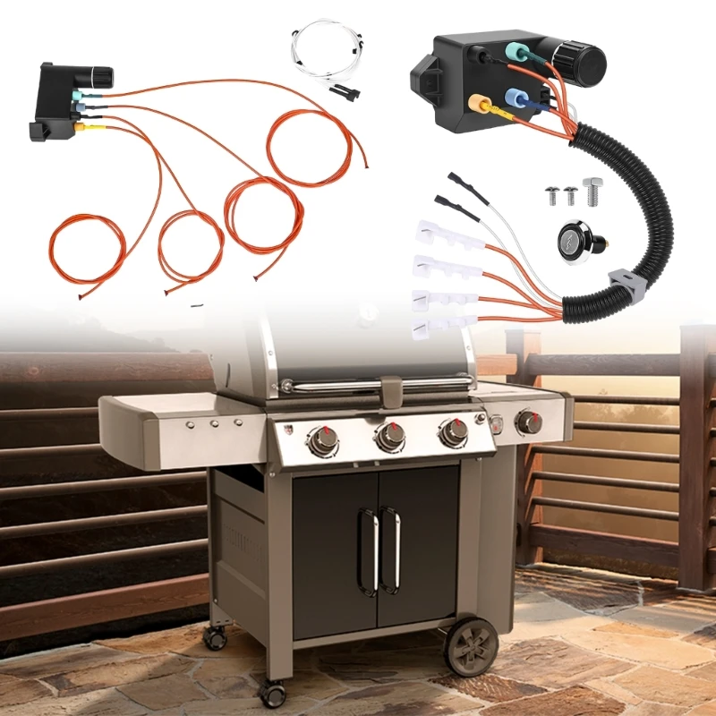 Igniter Set Grill Ignition Button Plastic Material Easy Installation