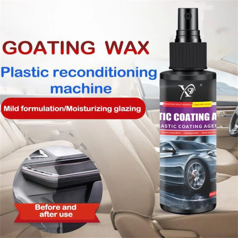 

New Auto Plastic Restorer Back To Black Gloss Car Cleaning Products Auto Polish And Repair Coating Renovator For Car Detailing