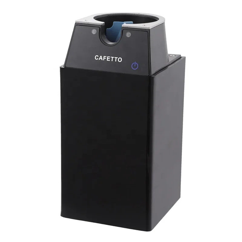 Neue kommerzielle Espresso-Kaffee-Siebträger-Reinigungsmaschine, elektrische automatische Reinigung, Klopfbox, Zubehör für Unternehmen