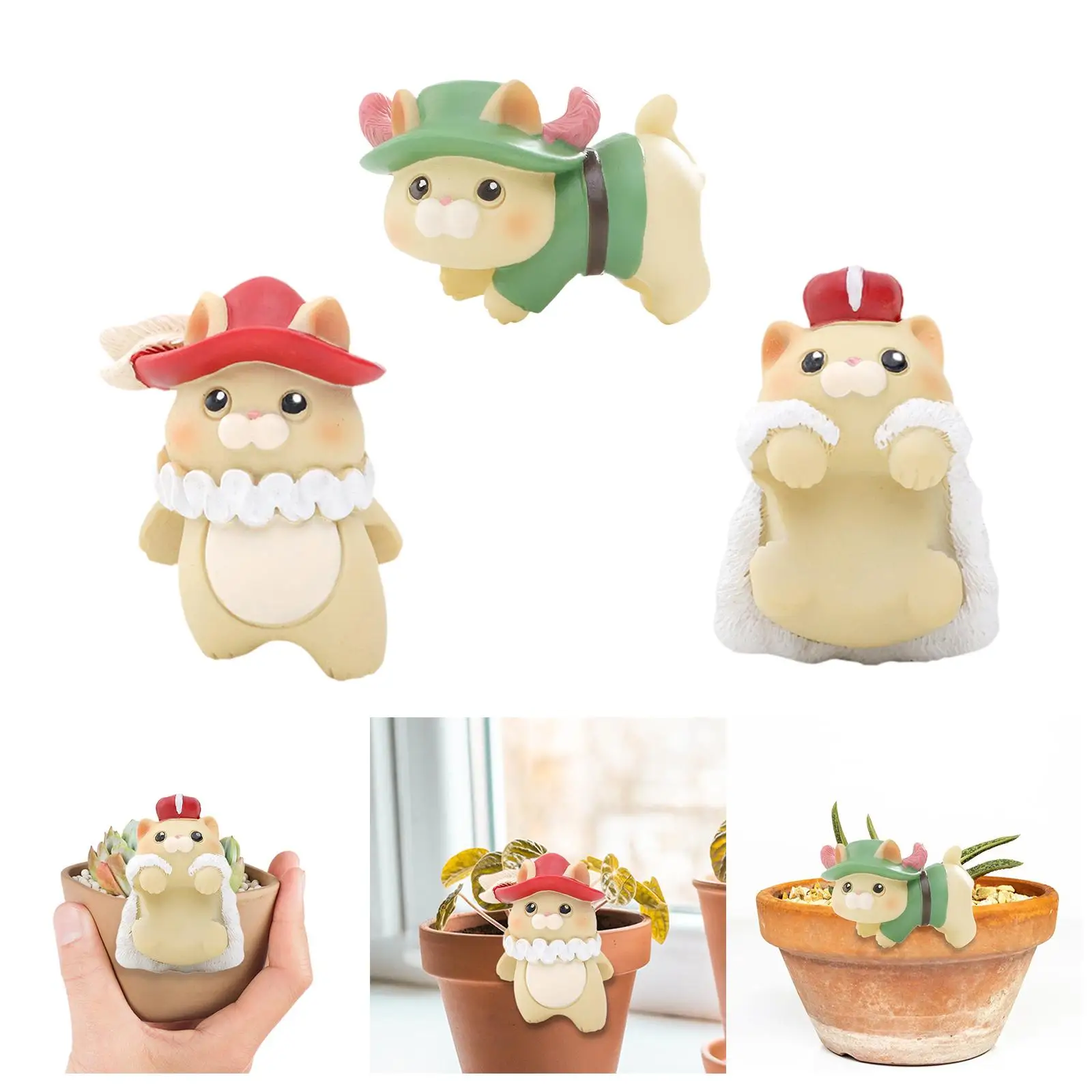 

Фигурка кошки, подвесная скульптура кошки, легкий орнамент для аквариума, милое животное