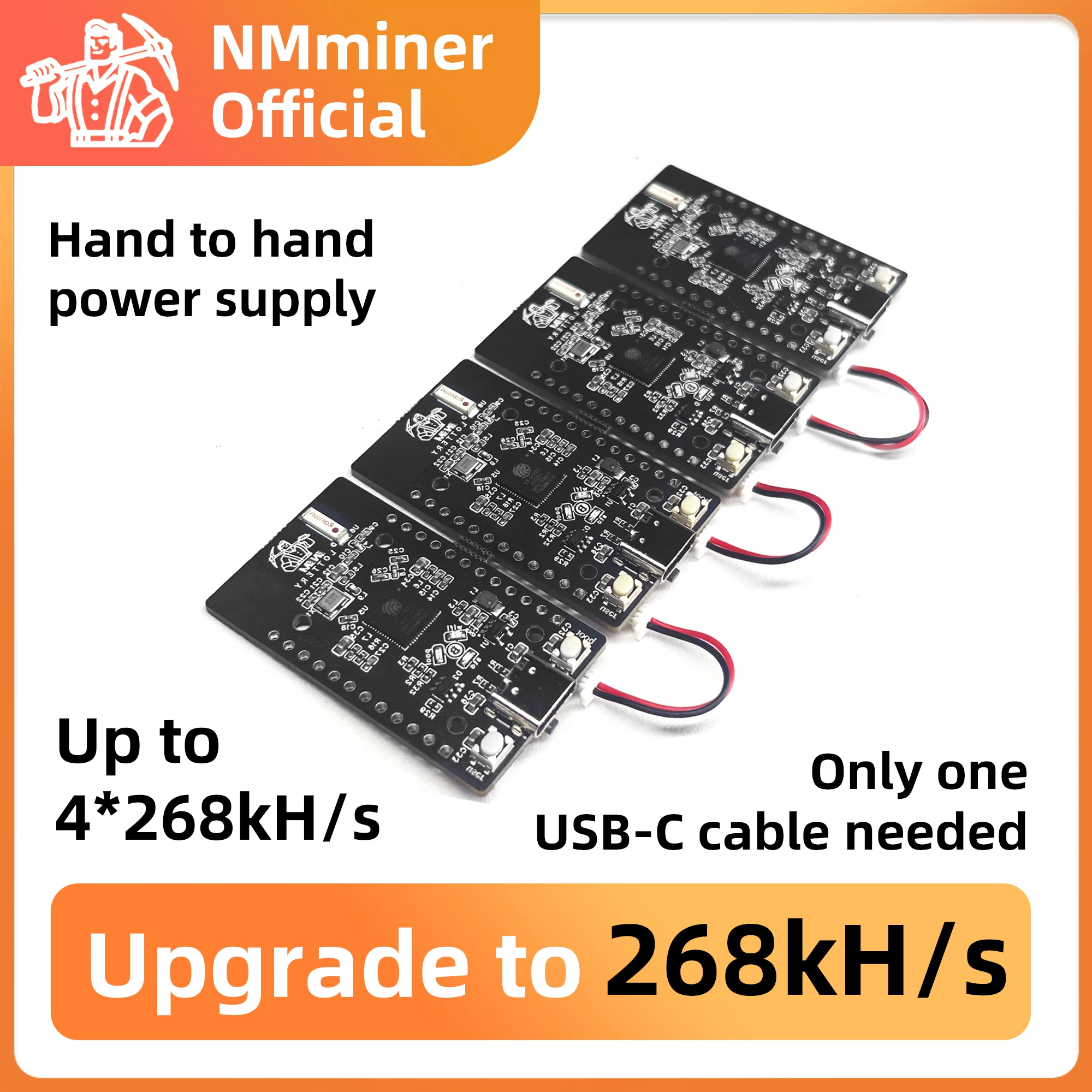 NMMiner Official new Nerdminer v2 deeply optimized 256KH/s*4=1MH/s ESP32-S3 Mini BTC Solo Lottery Lucky Miner botchain tower