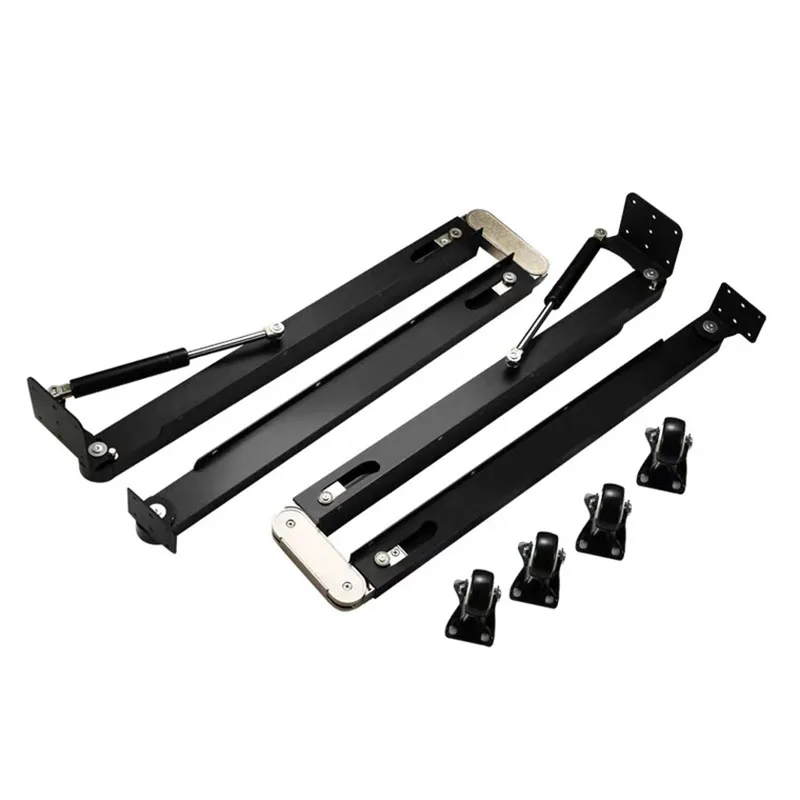 

Desktop folding connector accessories Fold down stretch dining table Bar cabinet cabinet desk hinges Complete sets