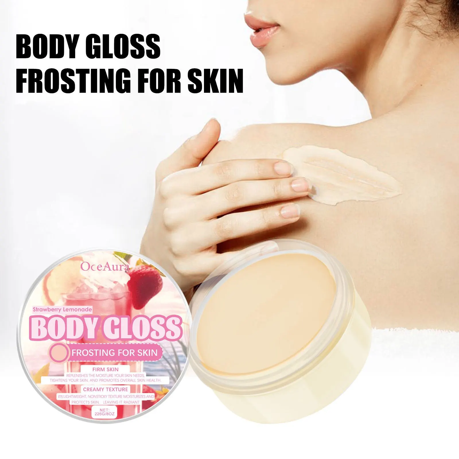 Strawberry Body Moisturizing Cream Decrease Brightening Improving Firming Keep Tight Weight Loss Deeply Nourish Skin Care Lotion