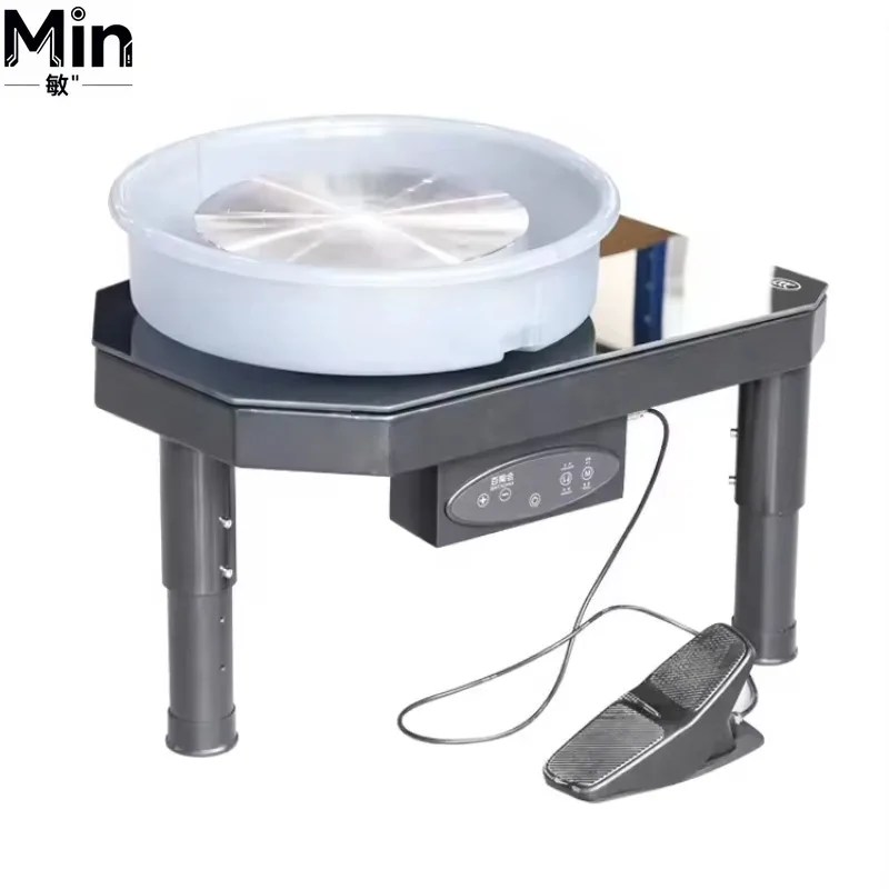 2025 New Design 300W Diy Ceramic Pottery Wheel Machine Adjustable Speed Pottery Wheel for Artists Craft