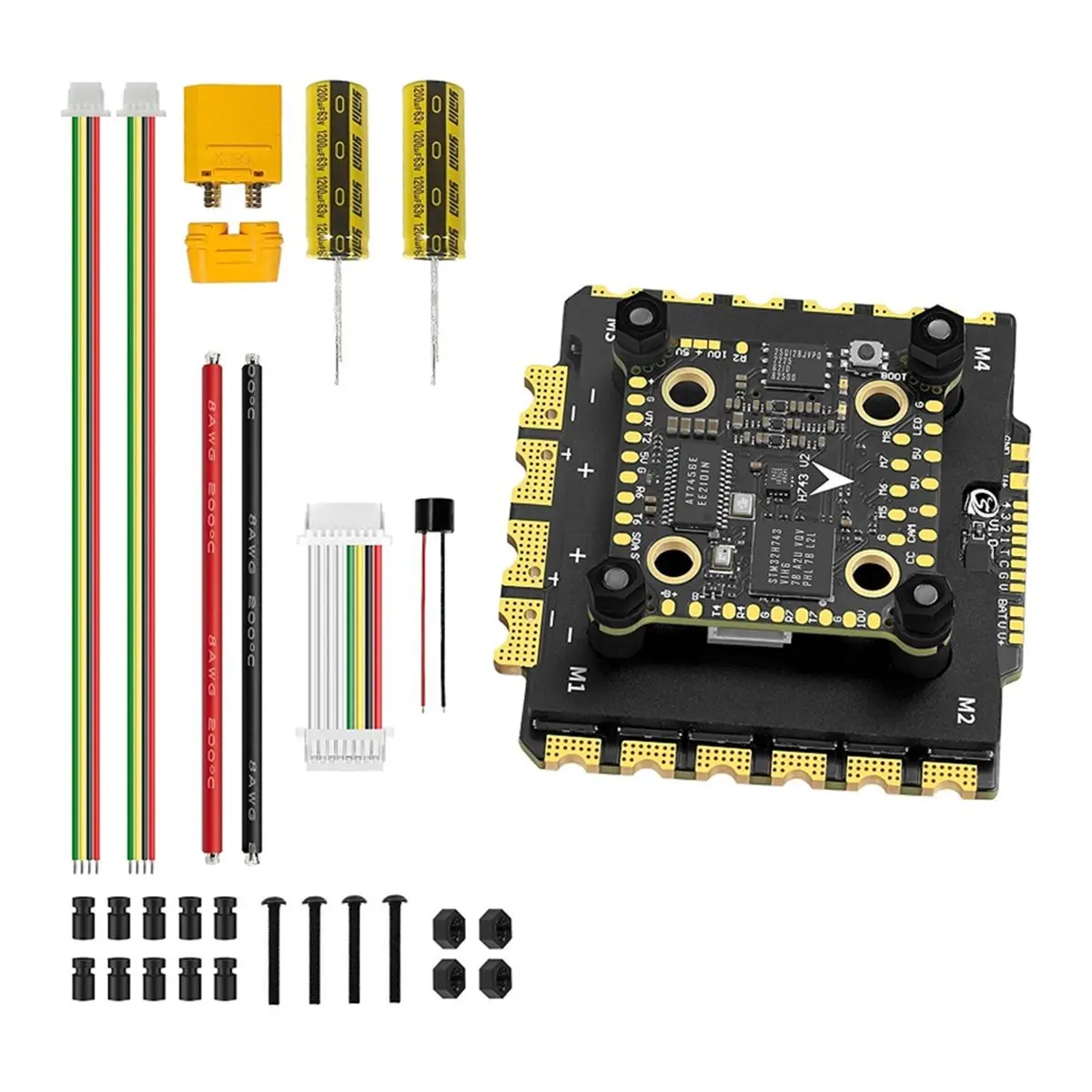 DT38  H743 V2 & E160 G2 Stack FC ICM42688P 4-12S 160A ESC for Racing Freestyle FPV Racing Drone 8S BLHeli_32