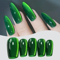 BORN PRETTY 10ml gato verde Imperial esmalte de uñas de Gel magnético Primavera Verano cuentas de vidrio brillantes remojar decoración navideña