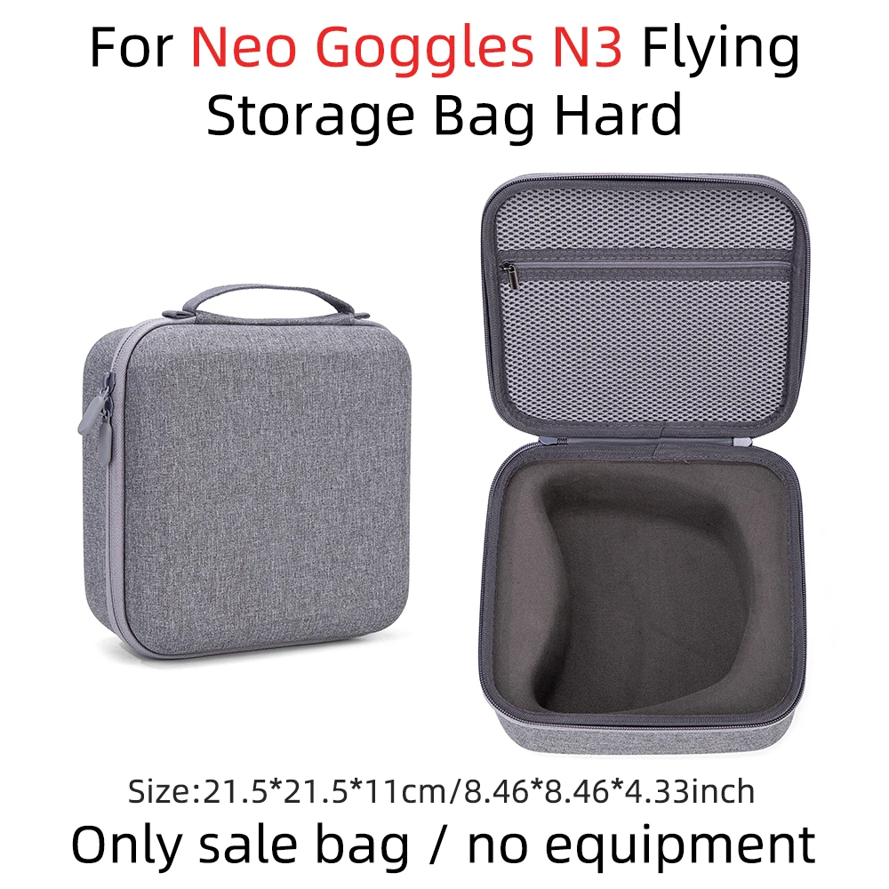 

For DJI Goggles N3 Storage Bag Hard Waterproof Protective Case Outdoor Portable Handbag