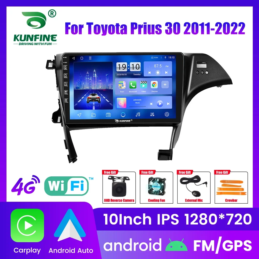 

Android Car Radio For Toyota Prius 30 2011-2022 Car Stereo 2Din Octa Core GPS Navigation Player IPS Screen Carplay Android Auto