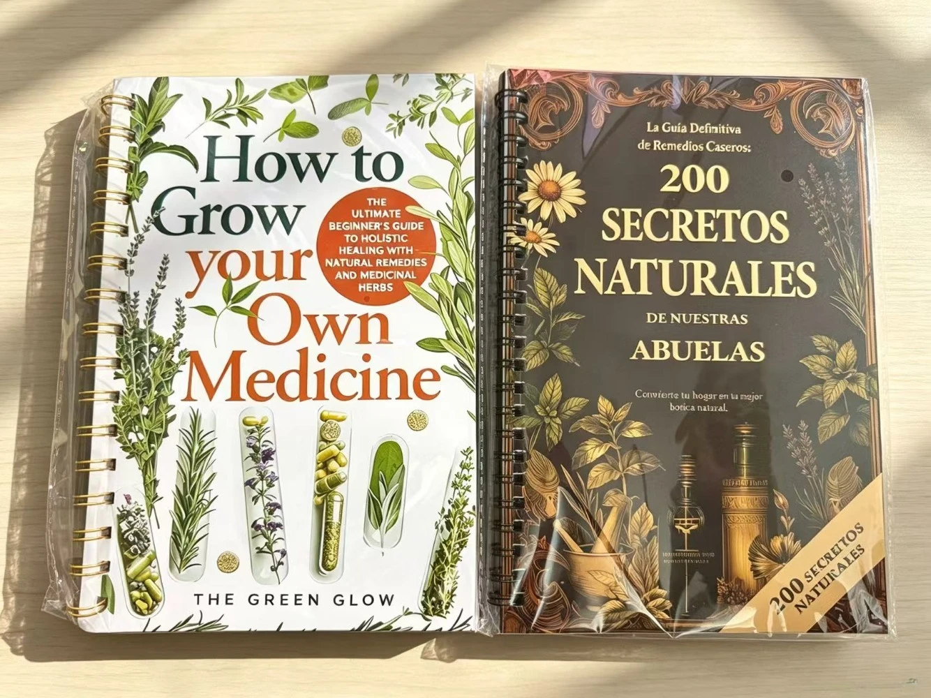 Herbal Learning Plan: How to Plant Your Own Medicine and Grandmother's 200 Natural Family Secrets in Two Books