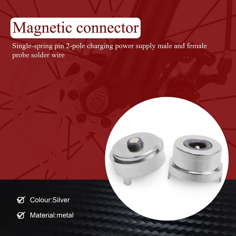 ¡Promoción! Conector de clavija Pogo con resorte magnético 40X, Pin de resorte único, 2 polos, potencia de carga, sonda macho hembra, cable de soldadura y