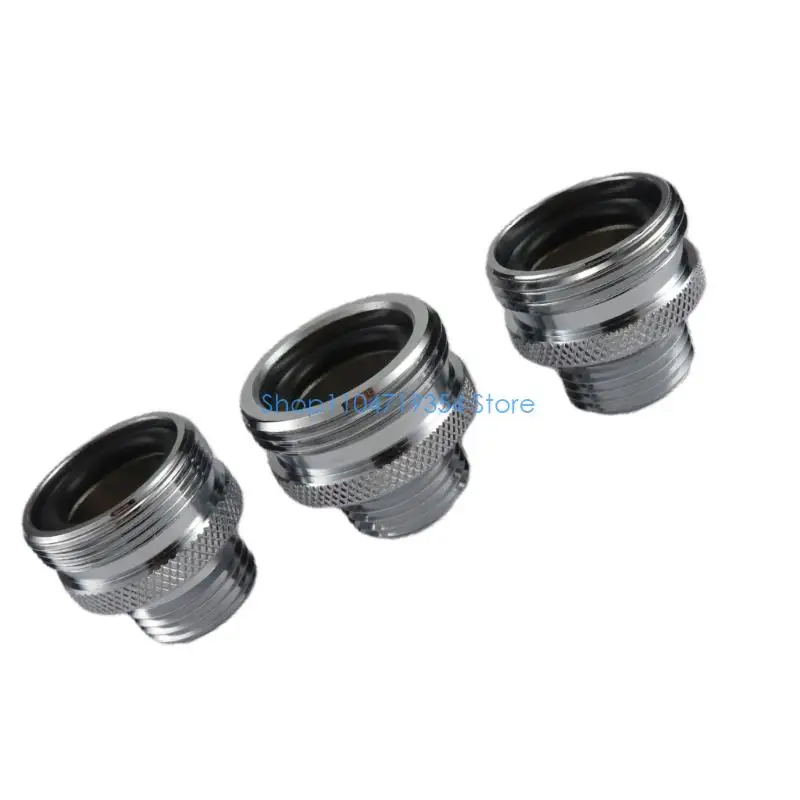 0XLD 3Pcs Universals Copper Shower Head Converter Shower Arm Conversion Adapter