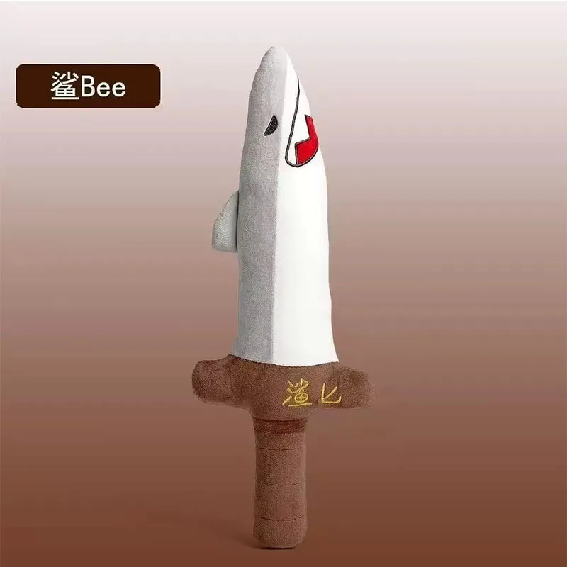 Haai Sculptuur Knuffel Leuk Verjaardagscadeau Voor Vriendje Haai Arm Ontwerp Knuffeldier Zacht Speelgoed Haai Zwaard Ontwerp