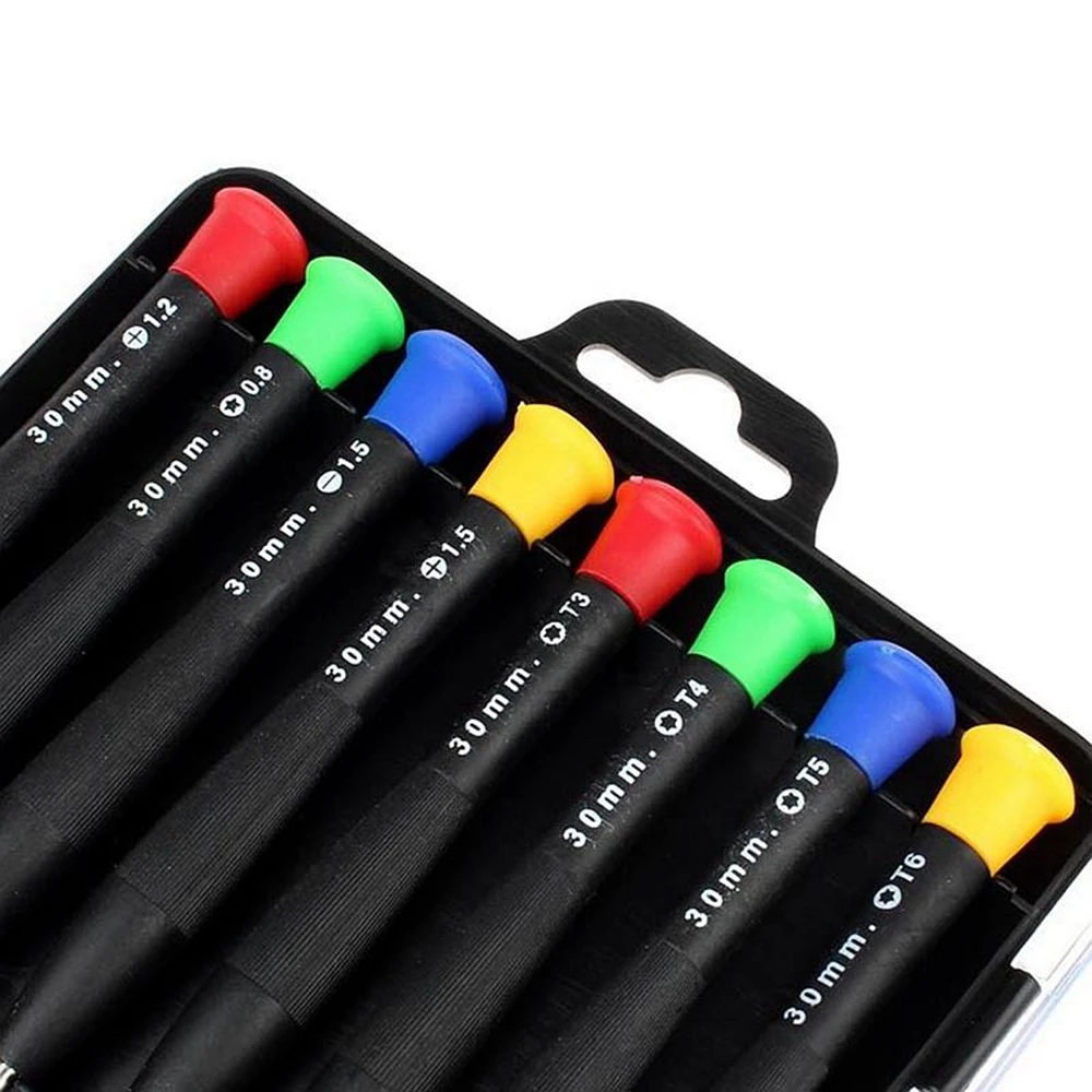 8 in1 Screwdriver Precision Mini Pocket Screwdriver Repair Tools Set For iphone xiaomi Cell Phone Huawei P