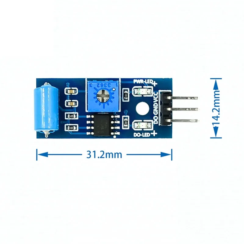 5pcs Normally Closed Type Vibration Sensor Module Alarm Sensor Module Vibration Switch SW-420 for arduino