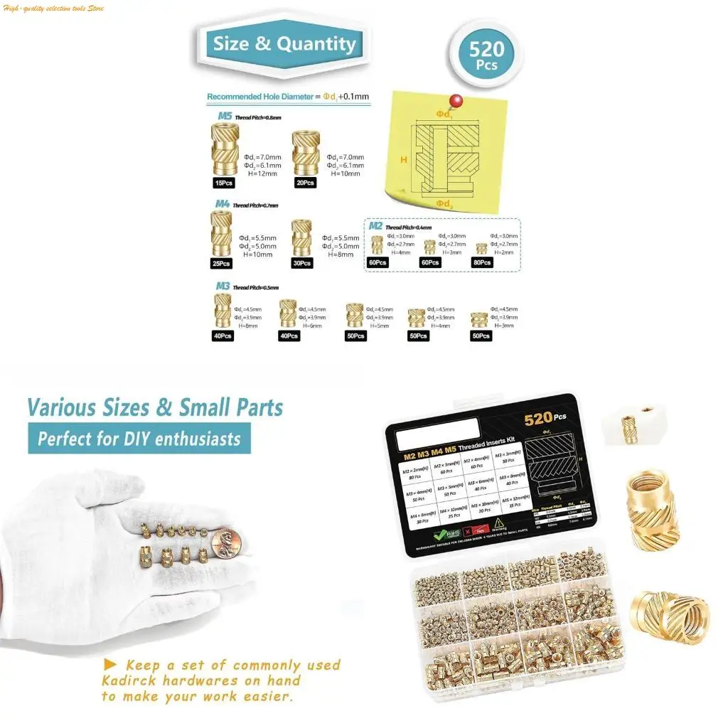 

203F 520 шт. Металлические закладные гайки Катаные конструкции Литая гайка для надежного крепления, не ослабевает в условиях