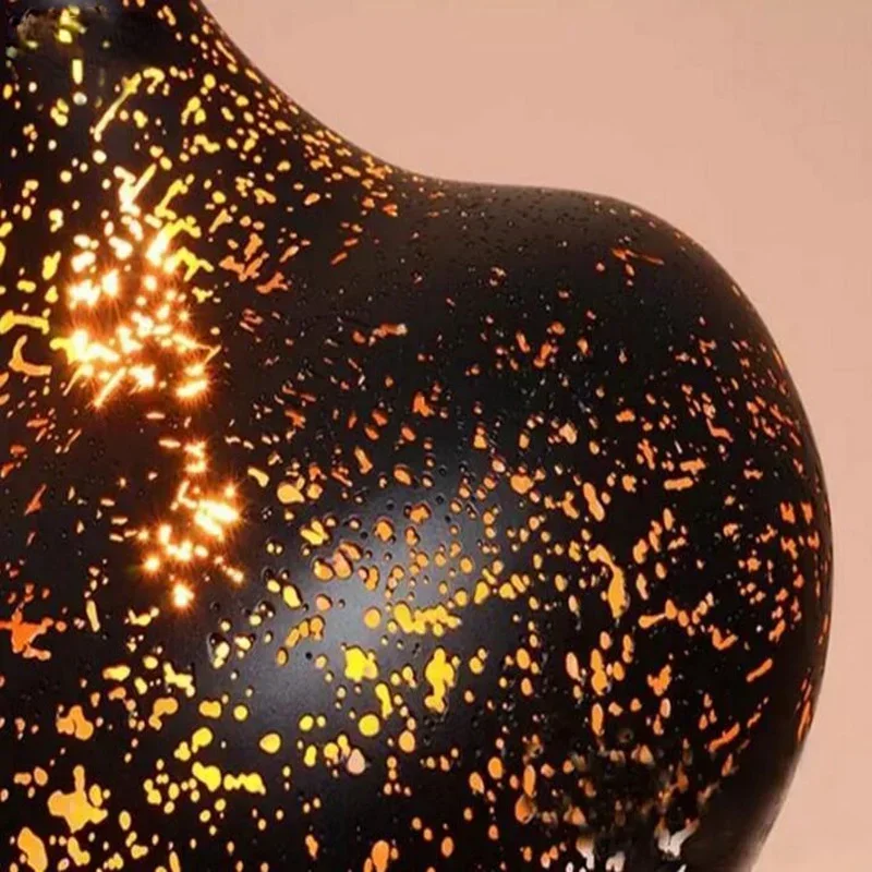 

Pendant Lamp Vintage Black Iron Etching Lampshade Bar/Teahouse/Restaurant Indoor Lighting American Creative E27 Pendant Lights