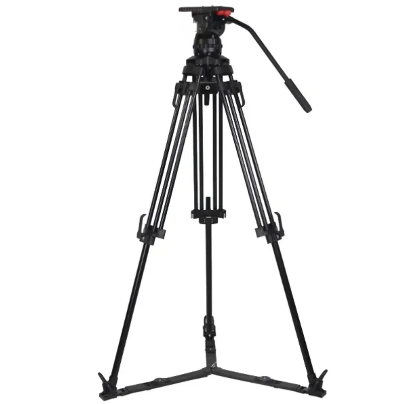 

Factory V15 Pro Professional Broadcast Heavy Duty Video Camera Tripod With 100mm Bowl Fluid Head