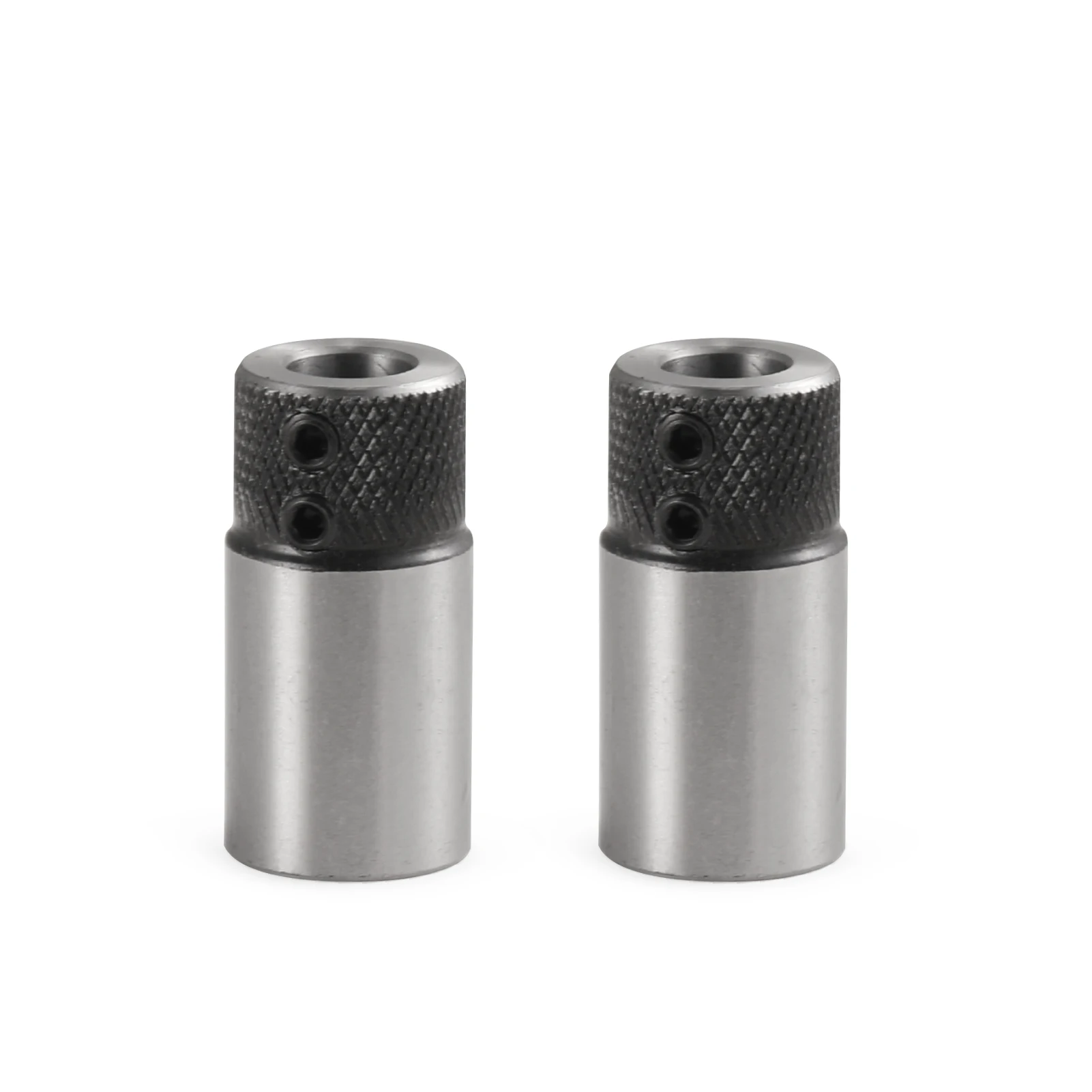 2pcs Woodworking Tools Quick Change Chuck Drill Bit Row Cross Drilling Clamp Sleeve for Boring Head 12x40mm 12x45mm