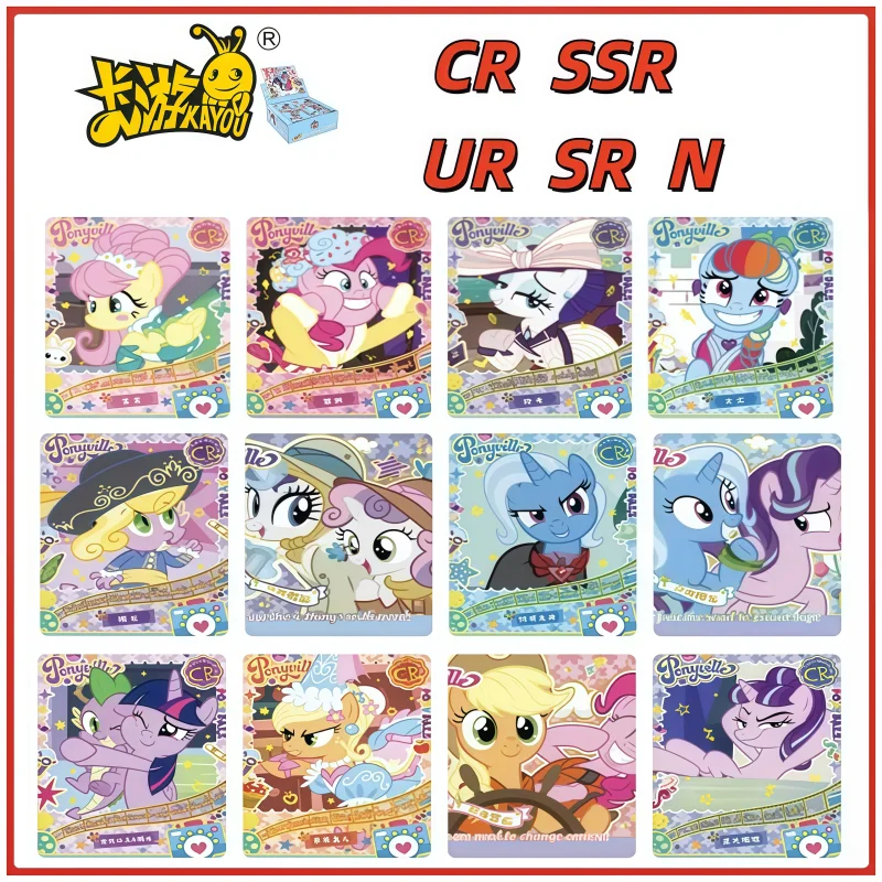 

Официальная подлинная карта KAYOU My Little Pony, забавная сумка для теней, 2, коллекционные карты аниме, периферийные игрушки в стиле аниме, флэш-карта, подарки