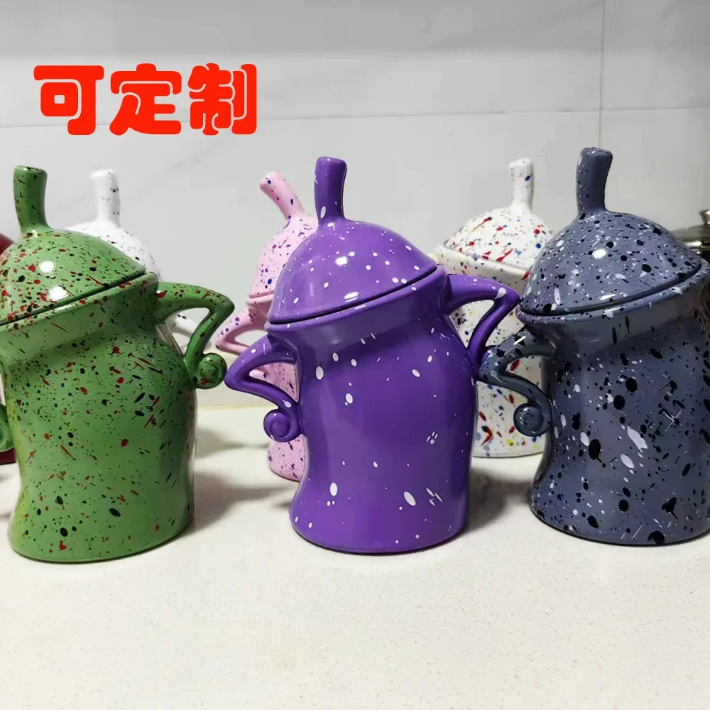 

Kitchen Tool Storage Jar Quirky Can Hold Water Salt Spices Tea Drop Unbreakable Cups for Gifts To Friends Home Decor