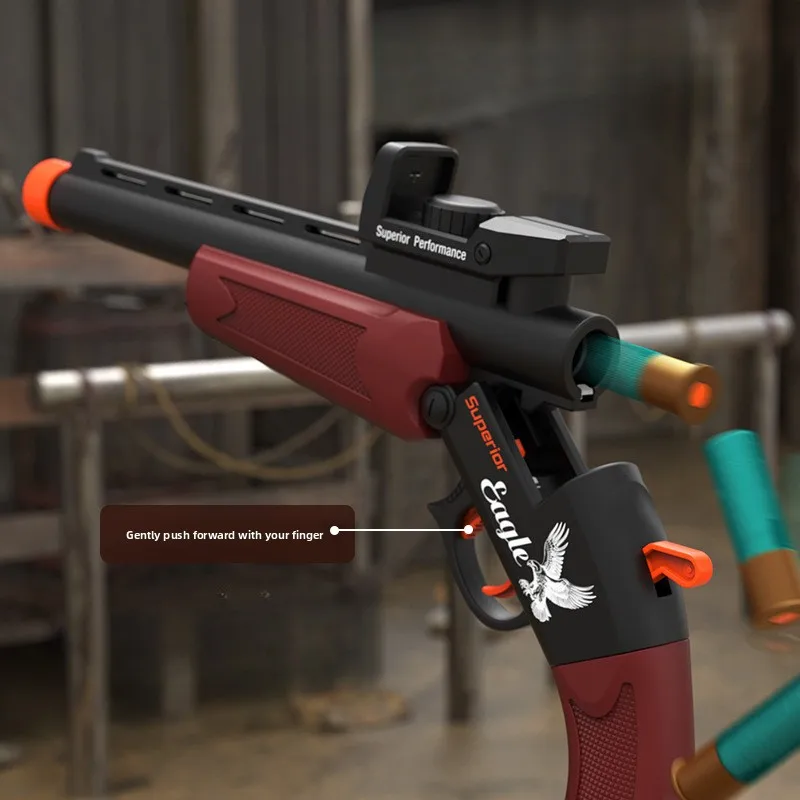 لعبة مسدس رصاصة طرد قاذفة ألعاب أطفال بندقية قصيرة بنين مسدس صغير الحنين في الهواء الطلق سلاح لعبة للأطفال هدية #3