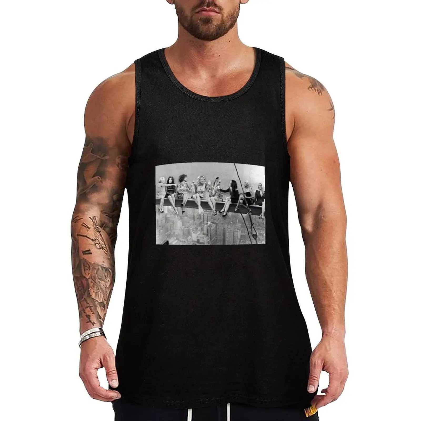 The Real Housewives of Beverly Hills atop a Skyscraper Tank Top Regular Fit Basic Tank Top Sleeveless Casual Shirt
