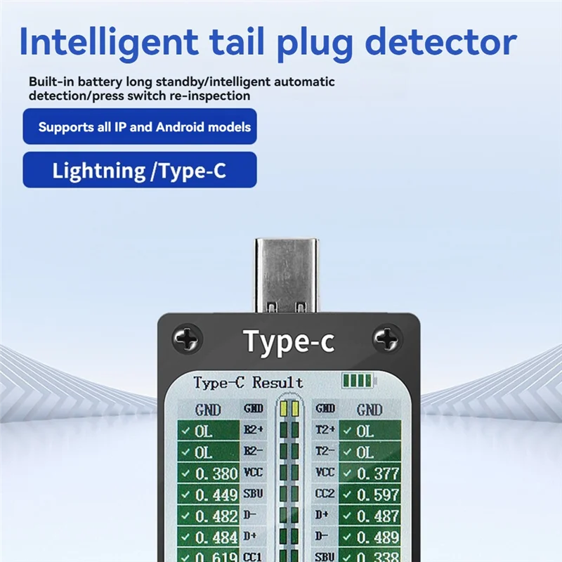 

TA-Usb Charging V68 Full Range Of Automatic Tail Plug Android Type-C/For Interface Device Tail Plug Detection Tool
