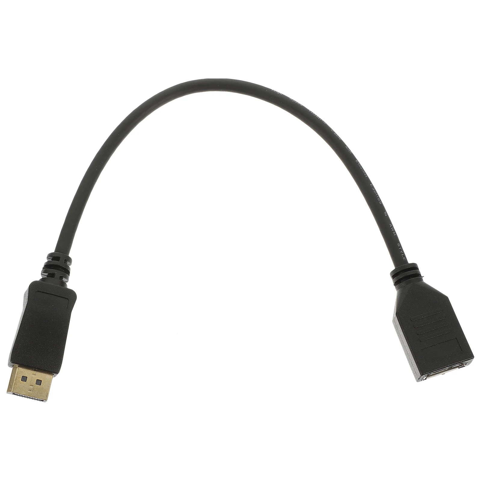 

4K Displayport Adapter 1.2 Extension Cable Male To Female Dp Cable For Monitor Pc Gpu High Speed Video Cord Plug Play Gold