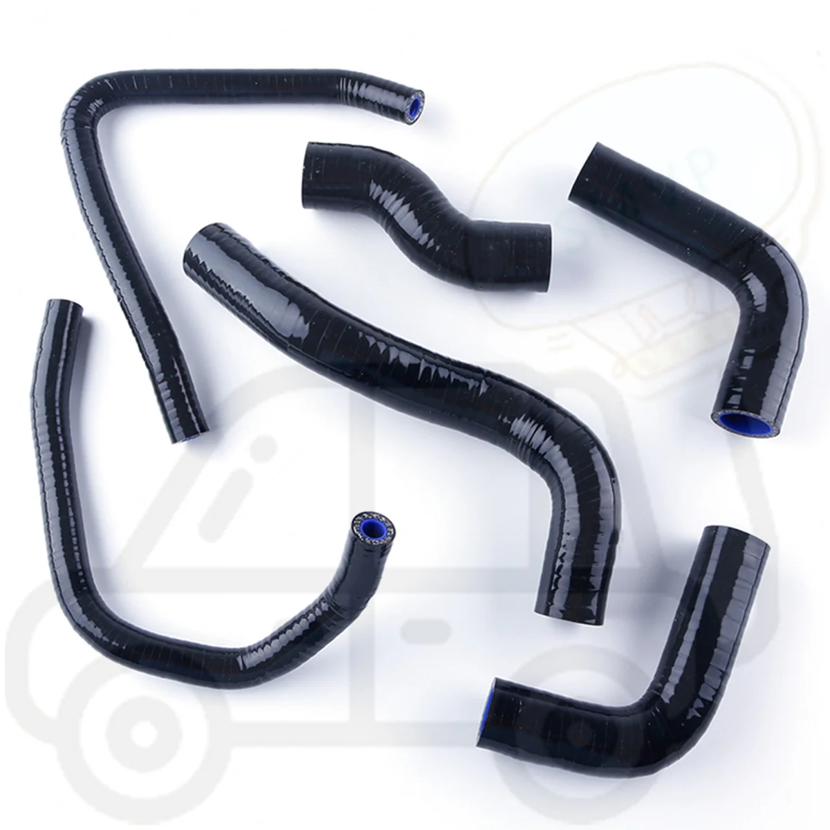 

6PCS 3PLY For 2003 2004 2005 2006 KAWASAKI Z1000 Motorcycle Silicone Radiator Coolant Tube Pipe Hose Kit Upper and Lower