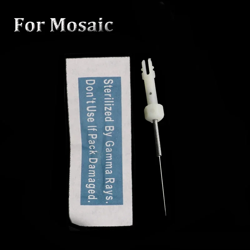 50p 1/2/3/5/7R Dermograph Original USA Mosaic Tattoo Machine Needle Agulhas 1 Prong for Permanent Makeup Machine Tattoo Eyebrow