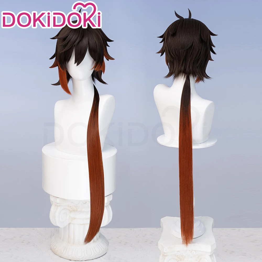 IN STOCK Zhongli KeQing Xiao Gui Zhong Pinger Yaoyao Xingqiu Xiangling Wig Cosplay Game Genshin Impact DokiDoki Cosplay Wig