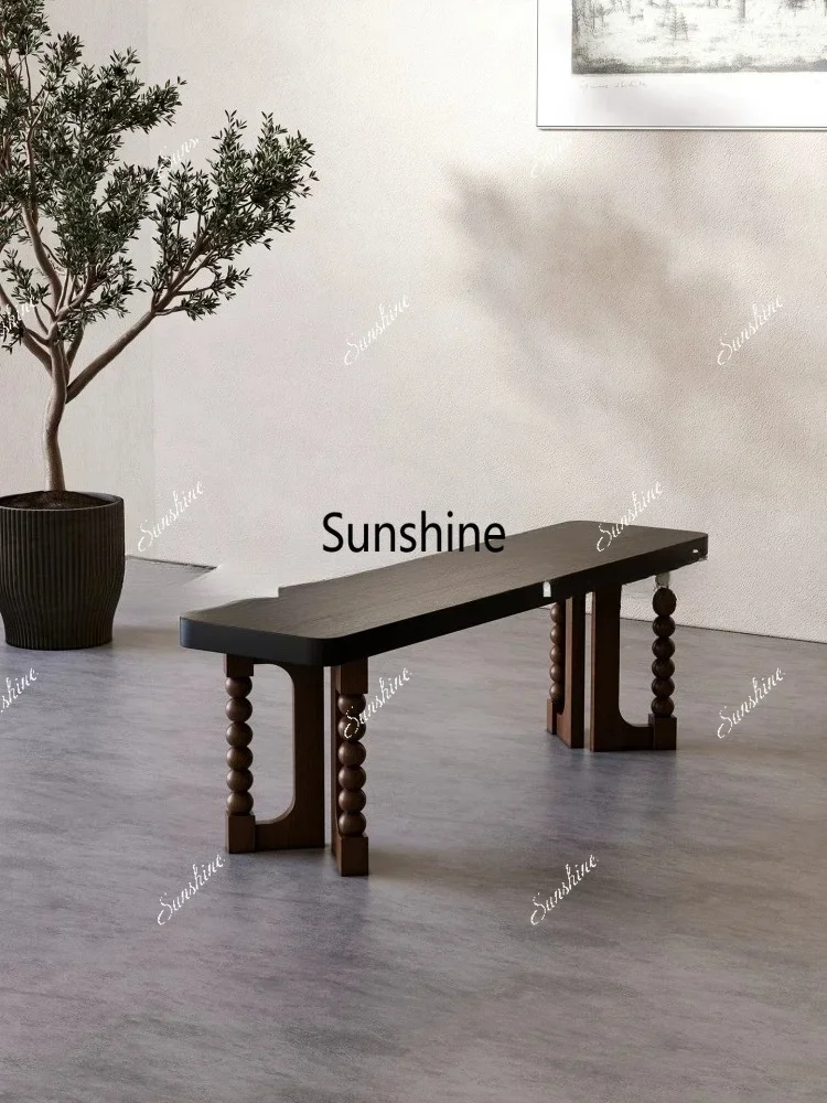 Medieval Solid Wood Bench Household BenchT*