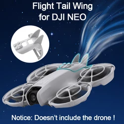 Wtohoby Flight Tail Wing for DJI NEO Drone Light Weight 4.1g and Improving Flight Stability Decorative Camera Drone Accessories
