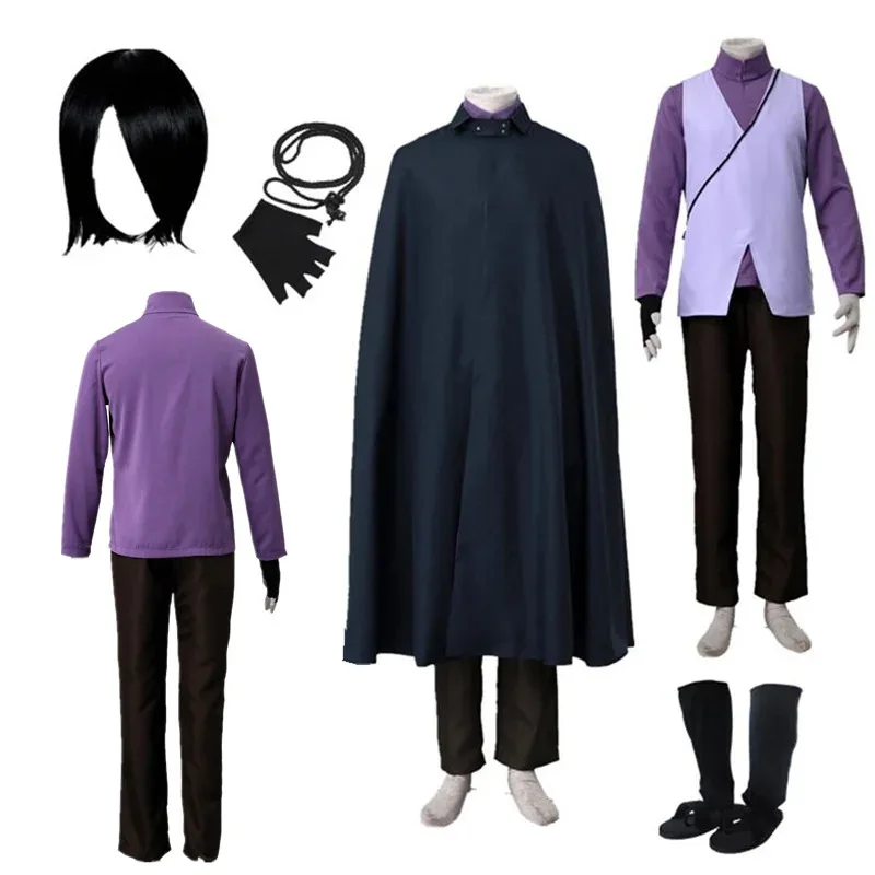 2025 New Anime The Last Movie Uchiha Uzumaki Boruto Sasuke Full Set Cosplay Halloween costumes