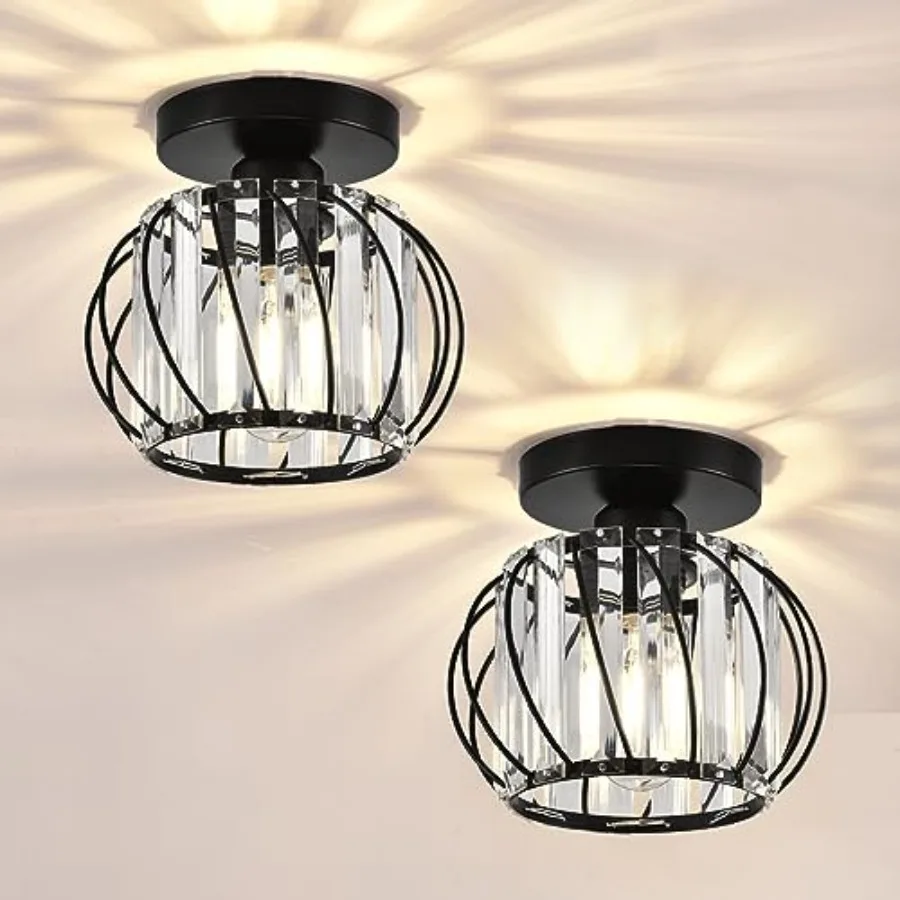 

Crystal Ceiling Light - Crystal Chandelier for Kitchen Hallway Entrance Balcony Dining Living Bar Farmhouse