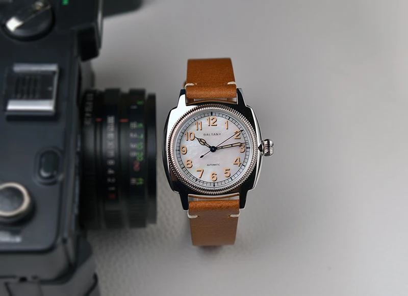 Baltany 1926 Oyster Retro-Uhr S4015 36 mm Saphirglas 100 m wasserdicht Herren-Automatik-Armbanduhr – Detail 7
