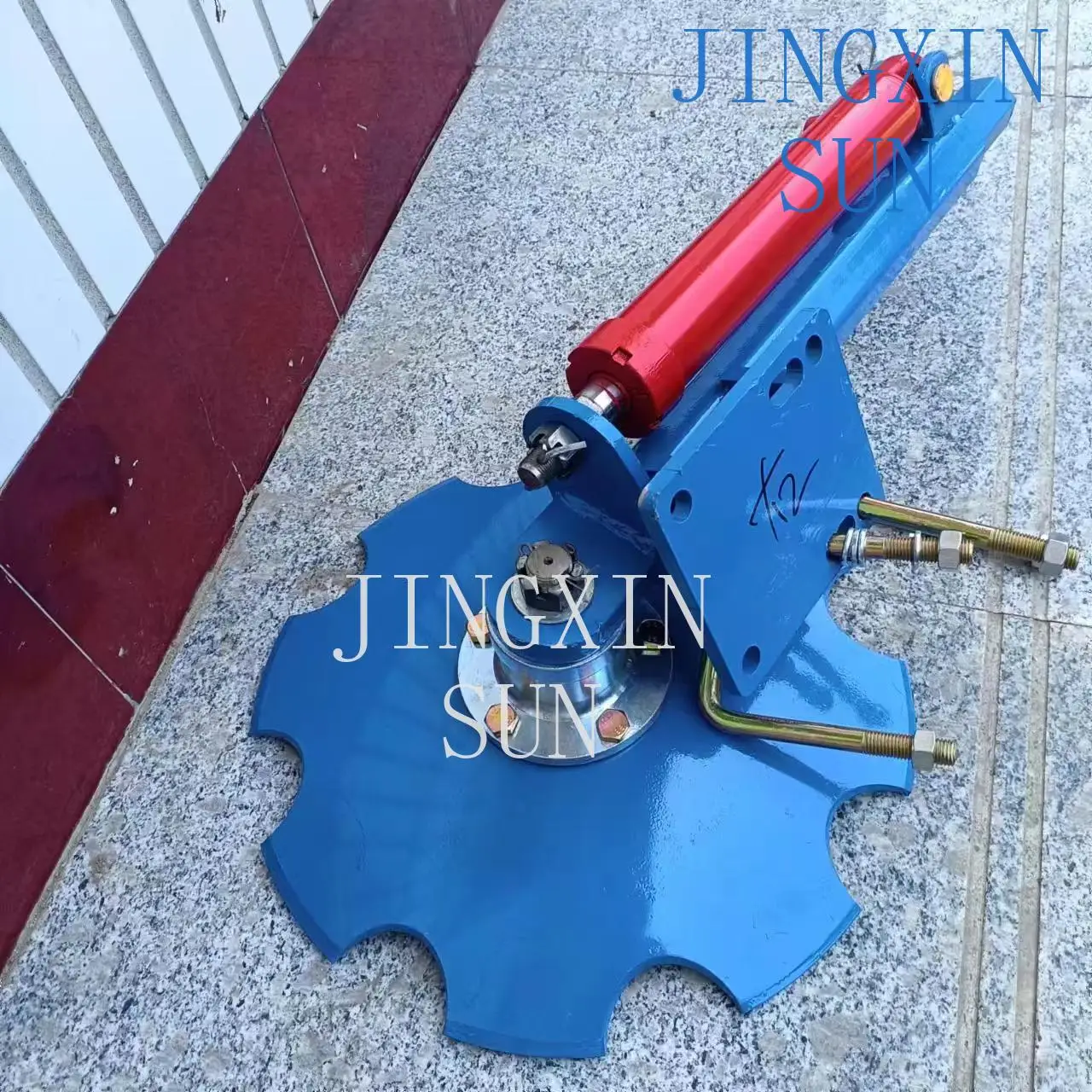 Rotary tiller ridge hydraulic ridge lifter stalker disc hydraulic back plow modified hexagonal shaft solid stalker