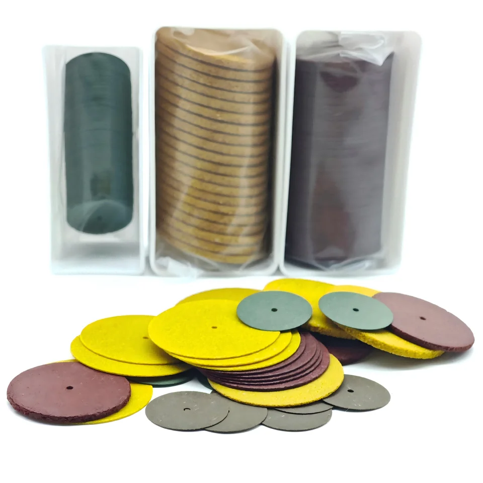 

Dental Laboratory Abrasive Discs Aluminum Oxide Grinding Wheels Thin Cutting Disc for Dental Alloys and Porcelain Ceramics