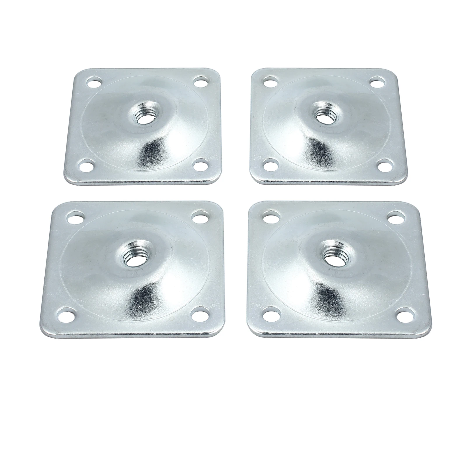 Placa de fijación para patas de sofá, juego de soportes de montaje con tornillos, herrajes para muebles, esquina, 0/6/11/30 grados, 4 unidades