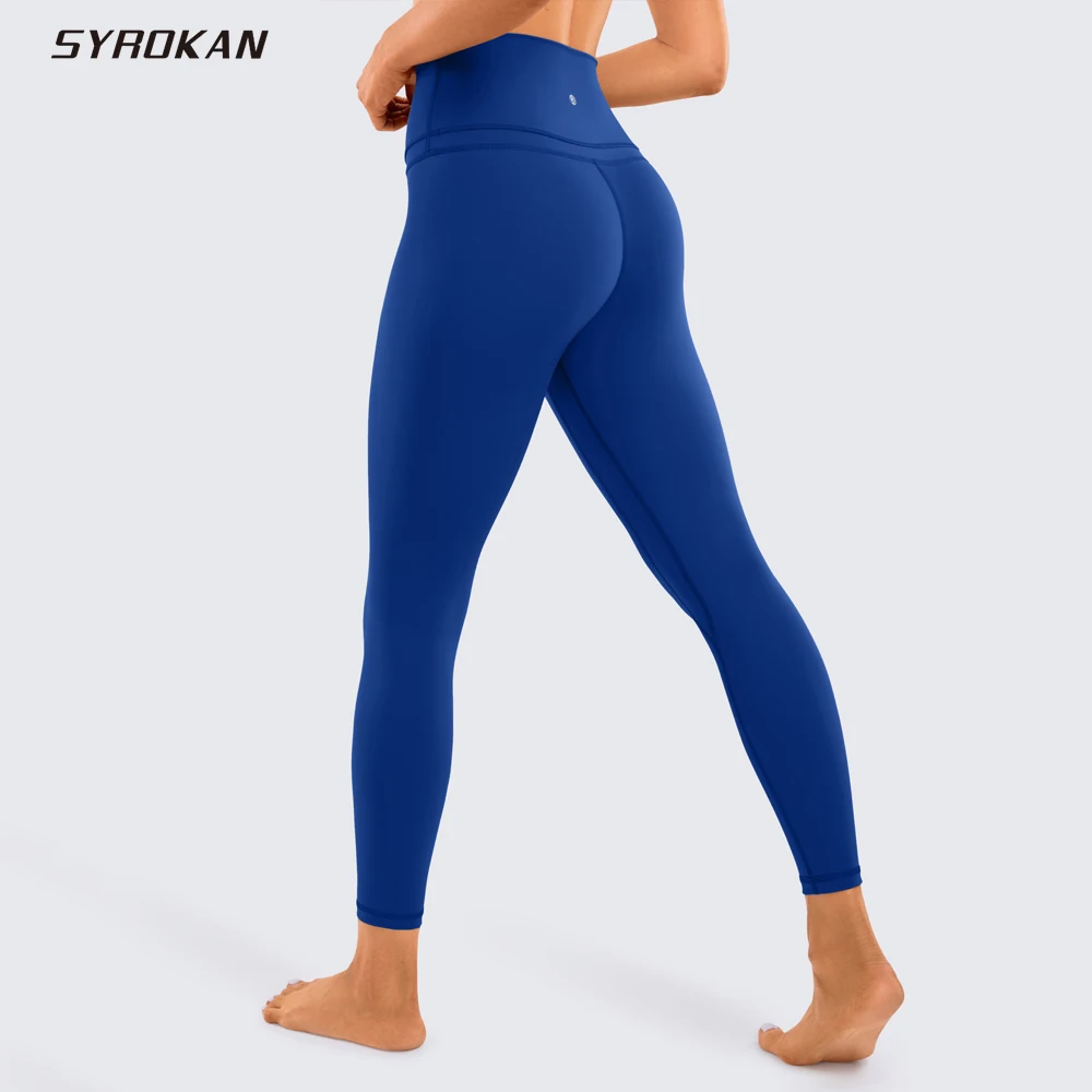 SYROKAN Leggings Sport Women Fitness Naked Feeling I High Waist Tight Yoga Pants Workout Leggings Sportswwear -25 Inches