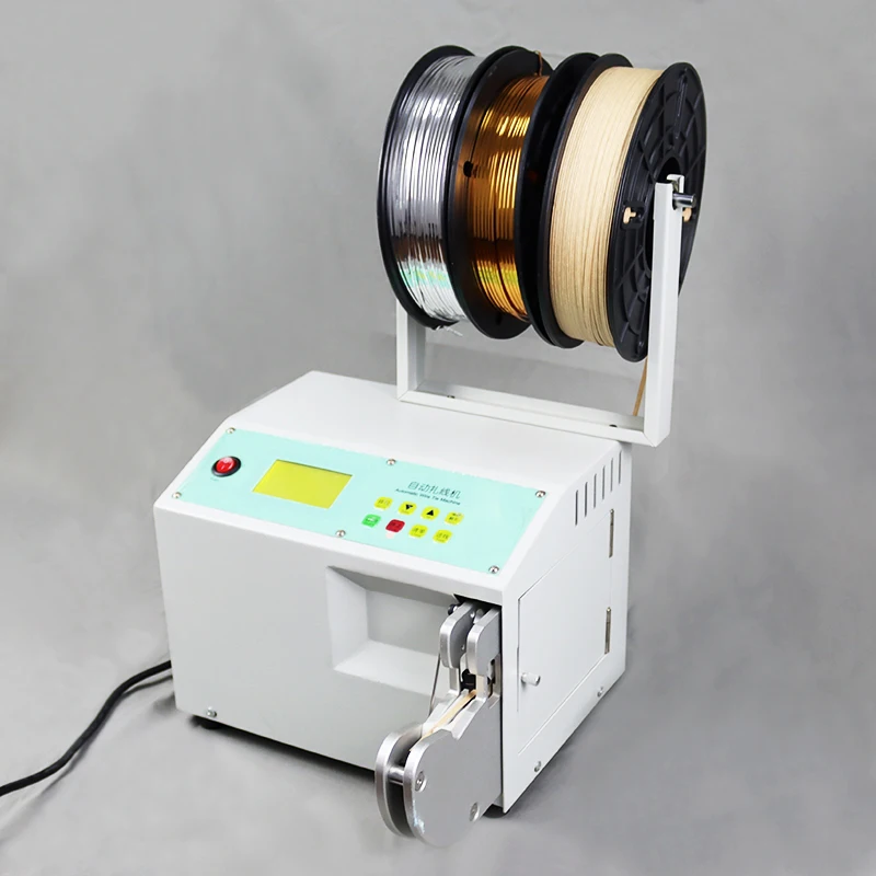 Best selling spool twist ties tying machine for gold silver twist ties bread bag sealing machine