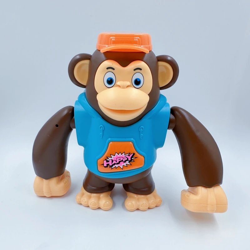 Electric Dancing Gorilla: Geluid-licht gesynchroniseerd dansen, zingende cartoonaap brengt rap-feestplezier voor kinderen