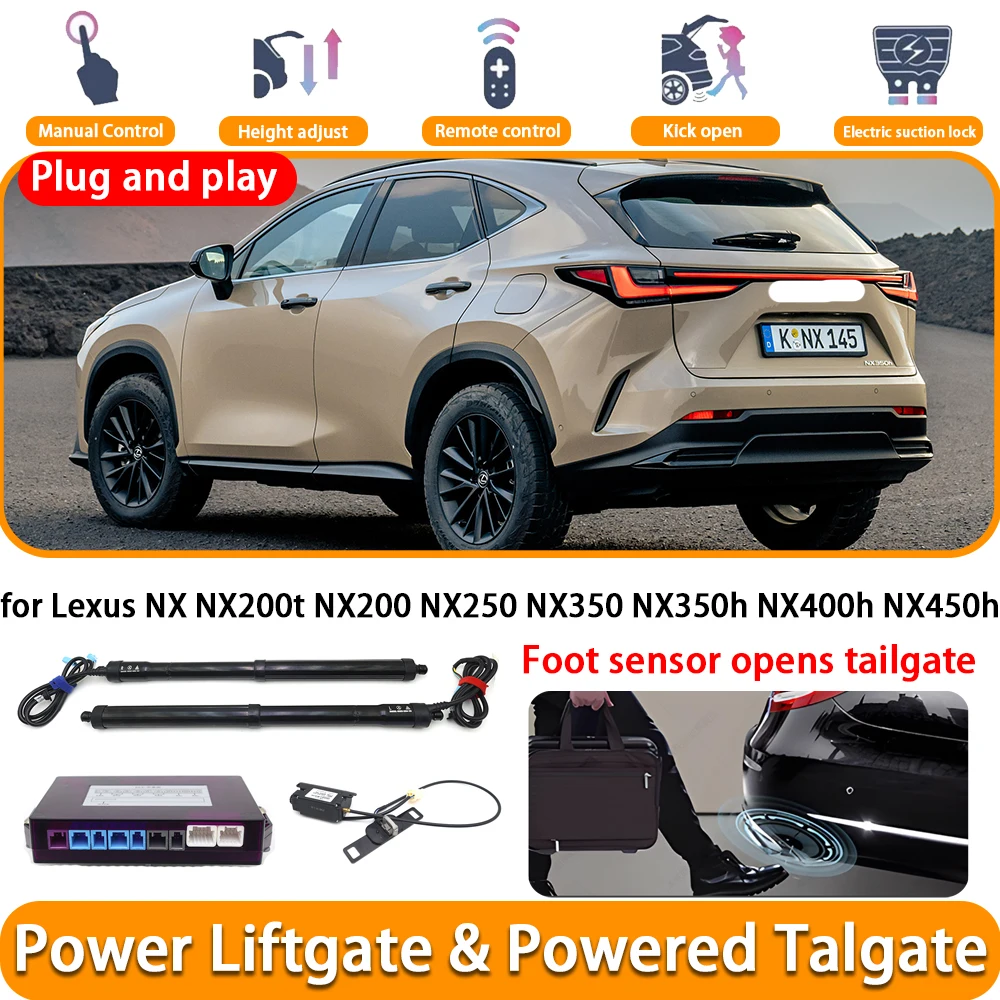for Lexus NX NX200t NX200 NX250 NX350 NX350h NX400h NX450h OEM Electric Automatic Powered Tailgate Power Liftgate System Trunk